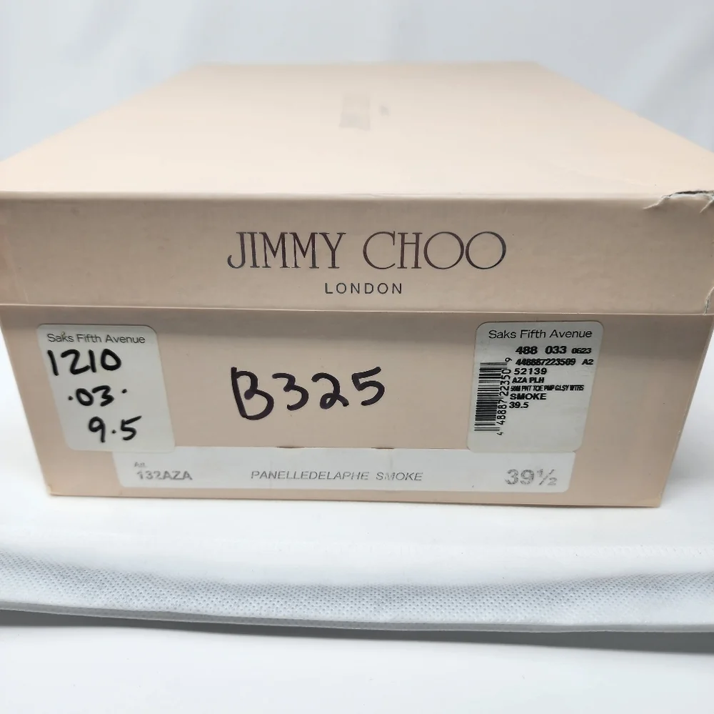 Jimmy Choo Gold Leather Pumps 39.5